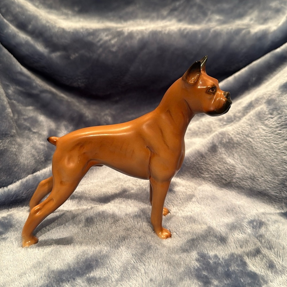 Vintage Goldcrest Fine China Boxer Figurine